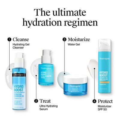 Neutrogena Hydro Boost Water Face Gel for Normal to Oily Skin 1.7oz - Missing Box