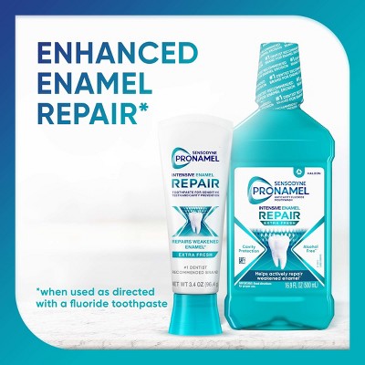 Sensodyne Pronamel Intensive Enamel Repair Toothpaste Extra Fresh 3.4 oz/2pk - Imperfect Box