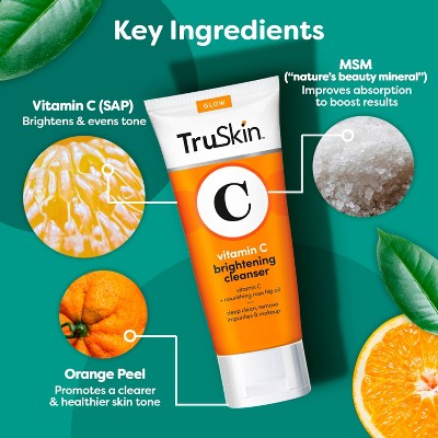TruSkin Vitamin C Brightening Cleanser for Face 5 fl oz - New