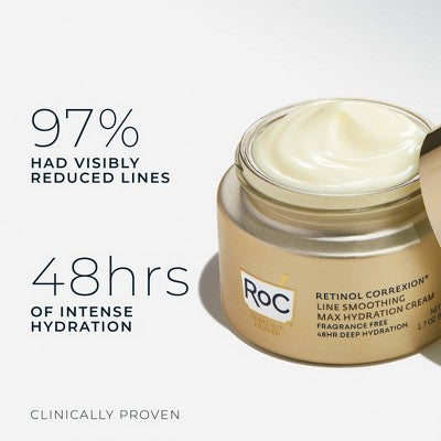 RoC Retinol Correxion Line Smoothing Max Hydration Cream 1.7oz - Imperfect Box