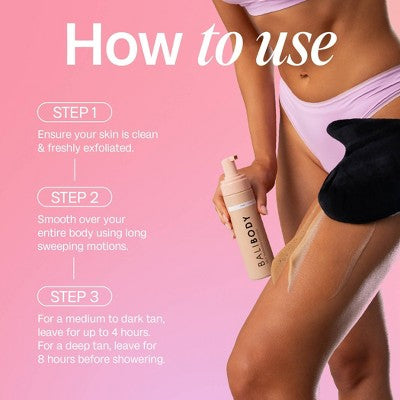 Mousse autobronceadora Bali Body Dark de 190 ml - Envase Imperfect