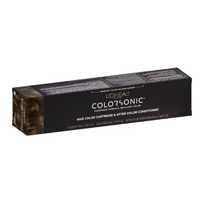 L'Oreal Paris Colorsonic Permanent Hair Color Light Brown Natural 6 - Imperfect Box