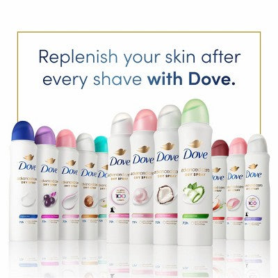 Antitranspirante y desodorante en aerosol seco Dove Beauty Advanced Care Cool Essentials de 72 horas para mujer - Envase imperfecto