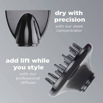 Secador de pelo Conair Magenta Soft Touch con motor de CA de 1875 vatios - Caja imperfecta