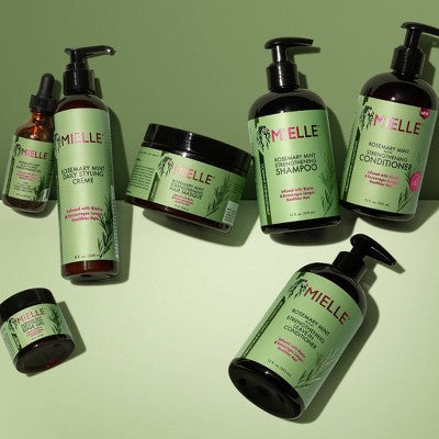 Aceite Mielle Organics de romero y menta para el cuero cabelludo y el cabello, fortalecedor, 2 onzas líquidas - Nuevo