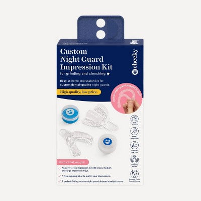 Protector bucal personalizado y kit de impresión dental Cheeky Oral Care para el rechinamiento y el apretamiento de dientes - Imperfect Box