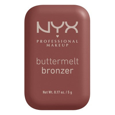 NYX Professional Makeup Bronceador Buttermelt 07 Butta Dayz (Rojo cálido intenso y profundo) 0.17 oz - Nuevo