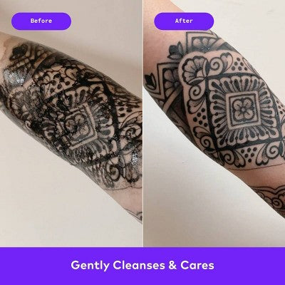 Stories & Ink Repairing Aftercare Foaming Body Cleanser 5.07 fl oz - imperfect Box