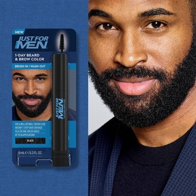 Just For Men 1-Day Beard & Brow Color Black - Missing Box