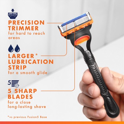 Gillette Fusion5 Value Pack Razor Handle + 5 Blade Refills - Missing Box