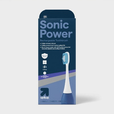 Cepillo de dientes eléctrico recargable para adultos up&amp;up - Caja imperfecta