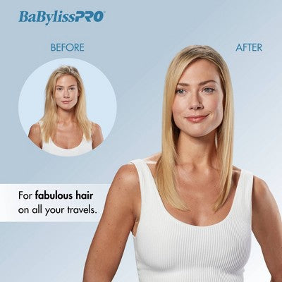 Secador de pelo de viaje BaBylissPRO Nano Titanium azul - Caja imperfecta