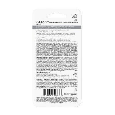 Almay Multi-Benefit Mascara Eyeliner Pack 503 Black 0.24 oz - Imperfect Box