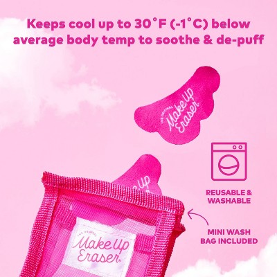 MakeUp Eraser Cooling Clouds Under-Eye Patches With Laundry Bag 1ct - New