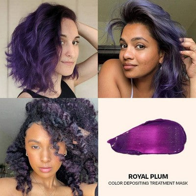 Overtone Royal Plum Daily Conditioner- Semi-Permanent Purple Hair Color  4.5 oz - New