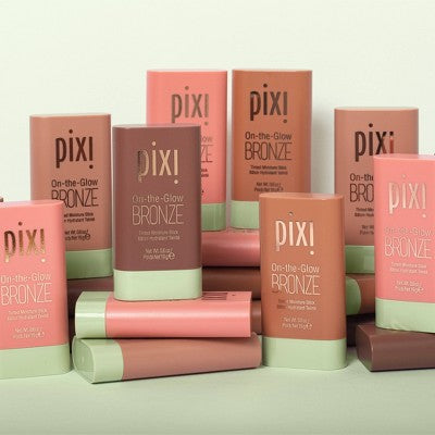 Pixi On The Glow Bronze Tinted Moisturizer Stick Bronzer Rich Glow 0.6oz - Imperfect Box