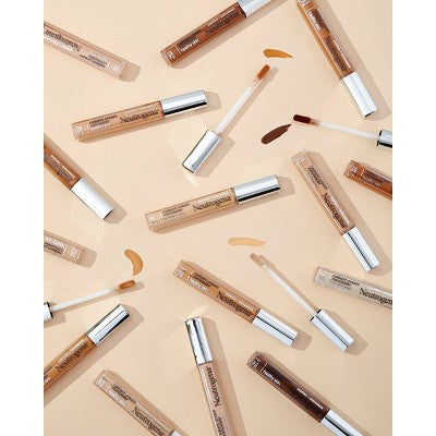 Neutrogena Healthy Skin Radiant Brightening Lightweight Perfecting Cream Concealer with Peptides & Vitamin E Antioxidant 03 Sugar Light 0.24oz - Imperfect Container