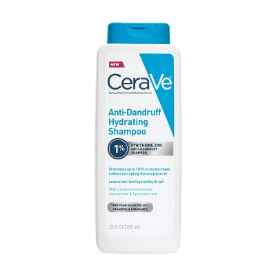 Champú anticaspa para el cuero cabelludo CeraVe, 355 ml (12 onzas líquidas) - Envase imperfecto