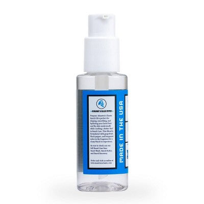 Aceite aromático para barba Maestro's Classic Mark of a Man, 56 ml (2 onzas líquidas) - Sin tapa