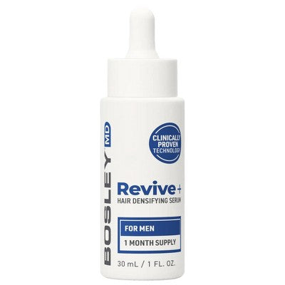 BosleyMD Revive + Suero Densificador para el Crecimiento del Cabello para Hombres 1 onza líquida - Caja Imperfect