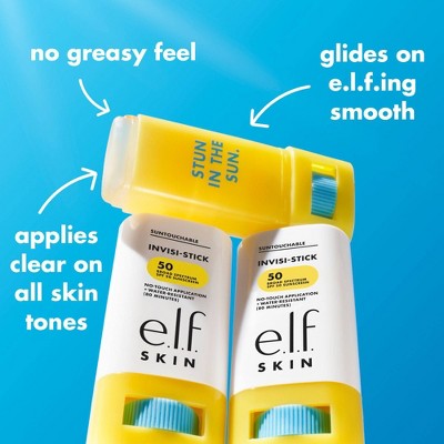 e.l.f. Suntouchable Invisi-Stick Sunscreens SPF 50 0.63oz - Imperfect Box