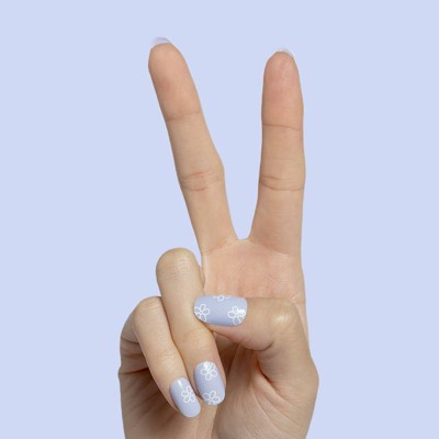 Olive & June Press-On Nails Floral Pack Floral Tip/Floral Doodle 64ct/2pk - New