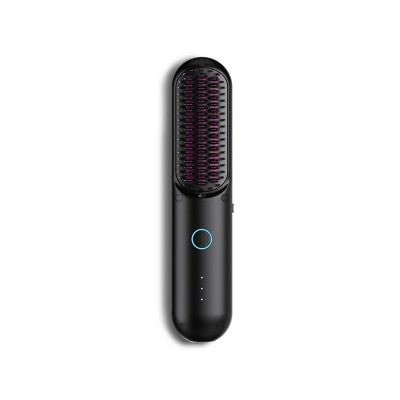 Cepillo alisador de pelo portátil TYMO Porta Pro, color negro - Caja imperfecta
