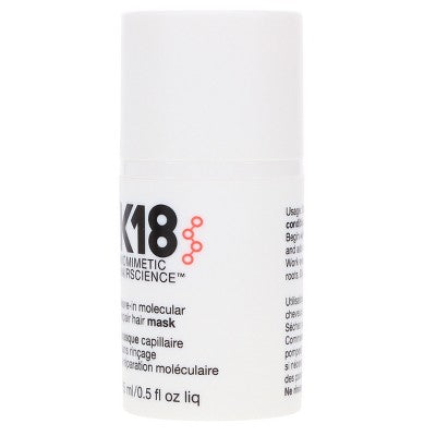 Mascarilla capilar reparadora molecular sin enjuague K18 de 14 g - Imperfect Box