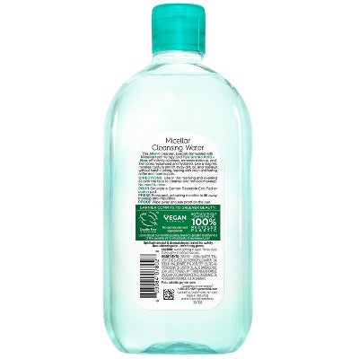 Garnier SkinActive Replumping Hyaluronic Acid/Aloe Micellar Cleansing Water 23.7 fl oz - Imperfect Container