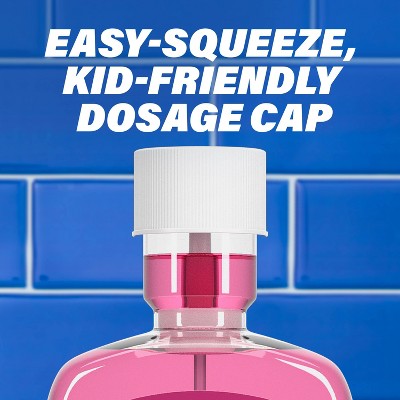 Enjuague bucal anticaries con flúor ACT Kids Bubblegum, 500 ml (16.9 oz) - Nuevo