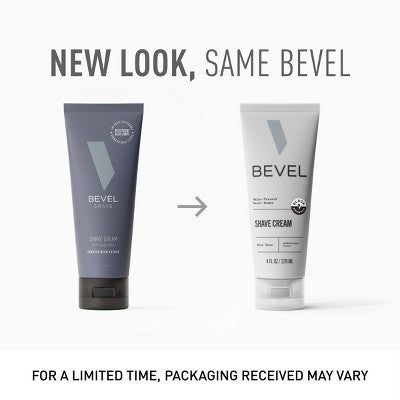 Bevel Men's Shave Cream Moisturizing with Vitamin E and Aloe Vera 4 fl oz - New