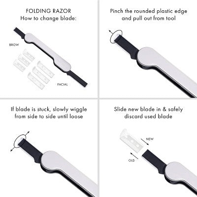 Tweezerman Brow & Facial Grooming Set - New