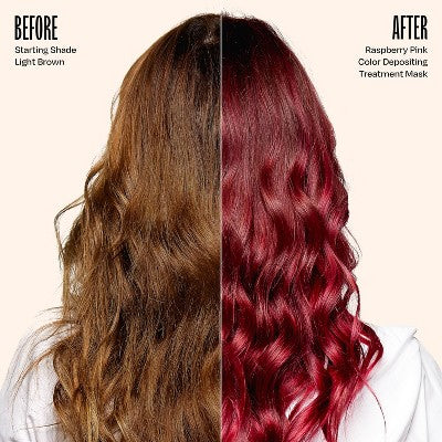 Overtone Raspberry Pink Hair Mask Semi-Permanent Hair Dye & Color Conditioner - New