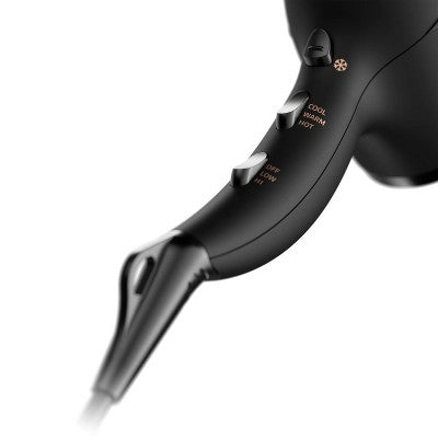 Secador de pelo Andis Pro Dry Soft Grip Tourmaline Ionic Ceramic de 1875 W, color negro
