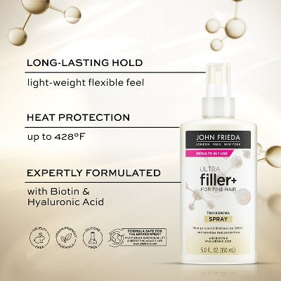 John Frieda UltraFiller+ Spray voluminizador y espesante 5 fl oz - Nuevo