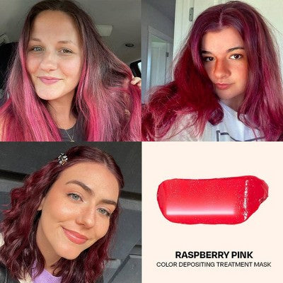 Overtone Raspberry Pink Daily ConditionerSemi-Permanent Pink Hair Color All Hair Types 4.5 oz Color-Depositing - New