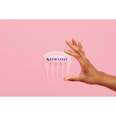 KAZMALEJE KurlsPlus Pick Hair Comb Rose - New