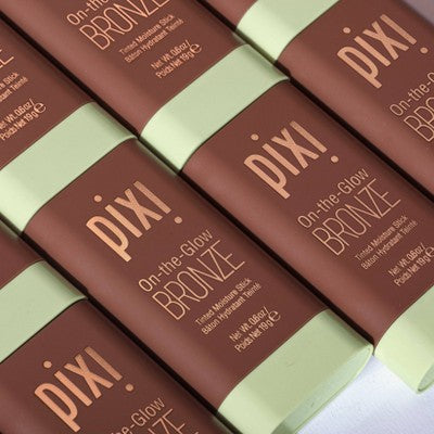 Pixi On The Glow Bronze Tinted Moisturizer Stick Bronzer Beach Glow 0.6oz - Imperfect Box