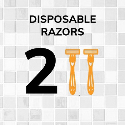 Maquinillas de afeitar desechables BiC Men &amp; Flex de 5 hojas Sensitive (2 unidades) - Nuevas