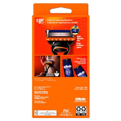 Gillette Fusion5 Men's Razor + 2 Razor Blade Refills - Imperfect Box