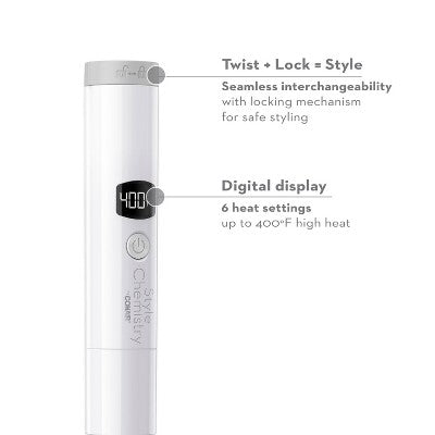 Conair Style Chemistry Tapered Curling Wand Attachment 1 1/4-3/4 - Imperfect Box