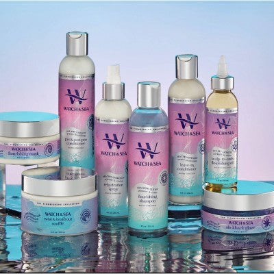 Aceite floreciente para el cuero cabelludo y las puntas Watch &amp; Sea My Length, 113 ml (4 onzas líquidas) - Nuevo