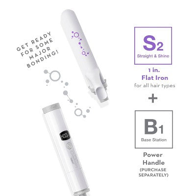 Accesorio para plancha de pelo Style Chemistry de Conair para usar con el kit de inicio Style Chemistry con mango de potencia de 1" - Caja imperfecta