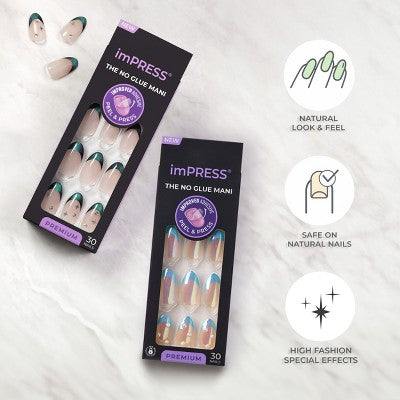 KISS Products Fake Nails Chocolate Glazed 33ct - New