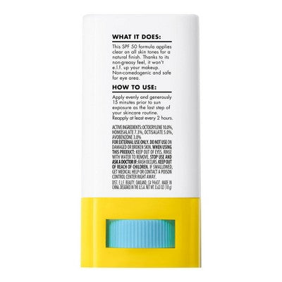 e.l.f. Suntouchable Invisi-Stick Sunscreens SPF 50 0.63oz - Imperfect Box