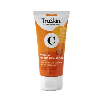TruSkin Vitamin C Brightening Gentle Face Scrub 4oz - New