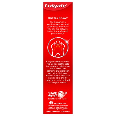 Colgate Pro Series Stain Prevention Hydrogen Peroxide Toothpaste 3oz/2pk - Missing Box