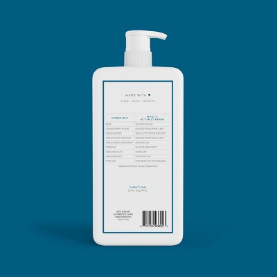 Jabón corporal Native con sal marina y cedro, 1 litro, envase imperfecto