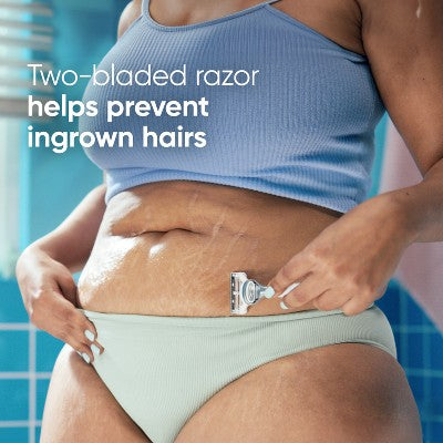 Venus for Pubic Hair & Skin Women's Razor Blade Refills 4ct - Imperfect Box