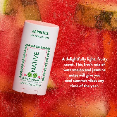 Native Deodorant for Women & Men Limited Edition Jarritos Watermelon 2.65oz - New